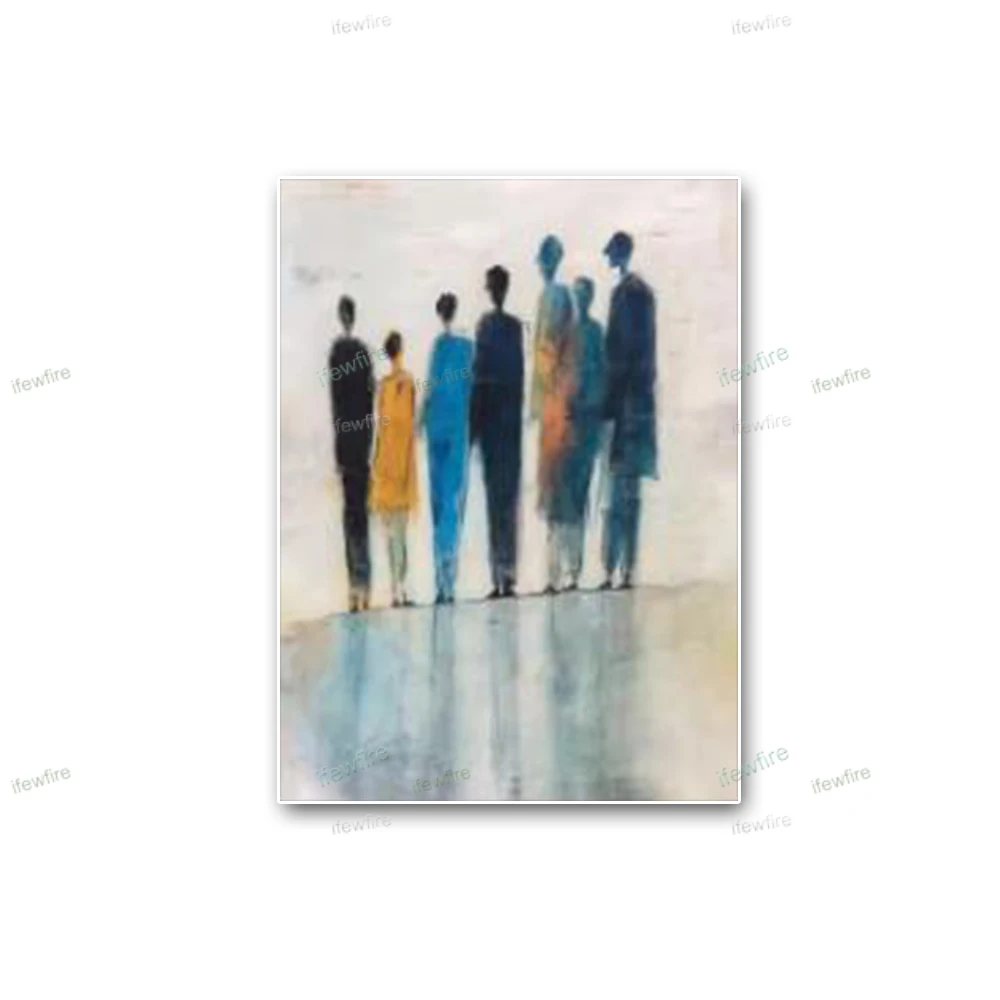 

Hand-painted Artwork Textured Drawing Abstract Grey Black Oil Painting On Canvas Wall Art Pictures For Living Room Decor Poster