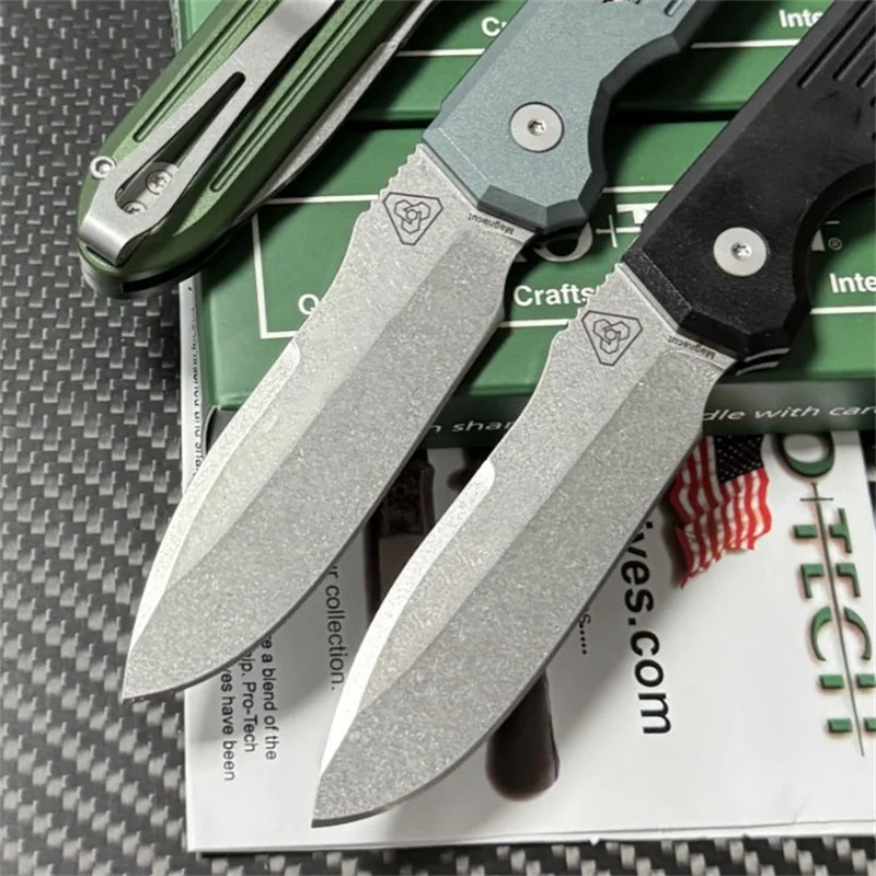 2025 جديد ProTech PDW Werx Invictus سكين للفرد علامة MagnaCut شعار الألومنيوم التخييم الصيد في الهواء الطلق بقاء EDC أداة الجيب