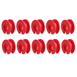 10pcs Silicone Clothes Hanger Fixed Hook Windproof Hanger Spacer Anti-Off Hanger Fixing Ring Hooks for Indoor Outdoor