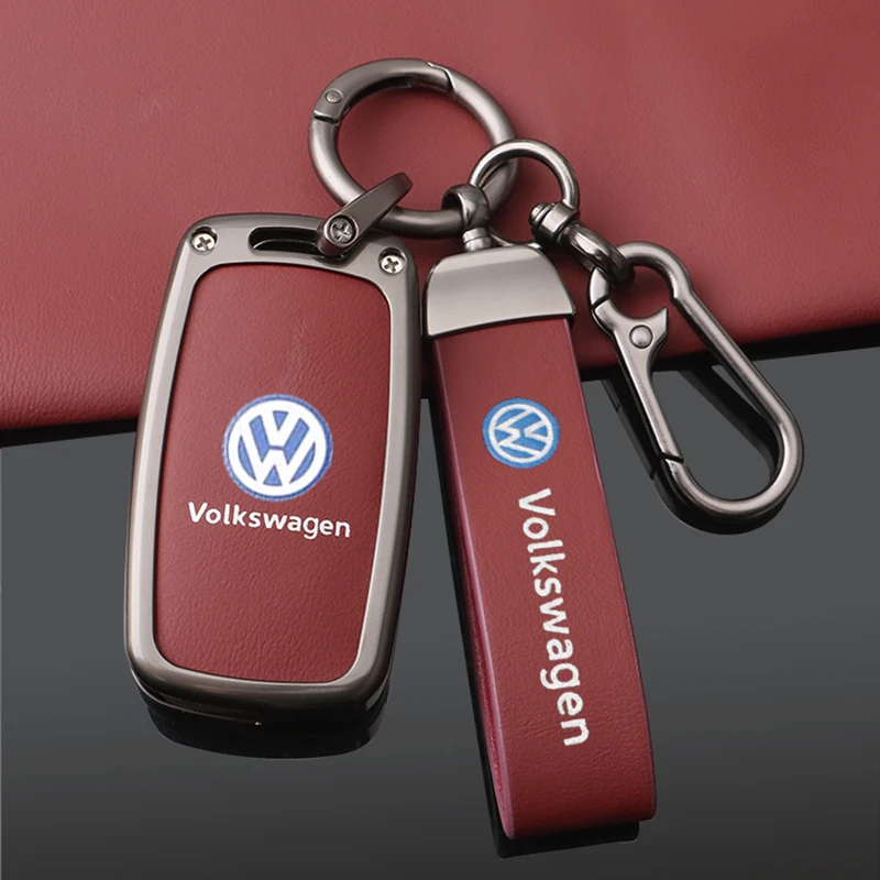 Чехол для автомобильного ключа из цинкового сплава для Volkswagen VW Polo Golf Passat Tiguan Beetle T5 Up Eos Langyi Sagitar Jetta Weiling Bora