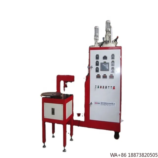 معالجة الرغوة نوع دائري آلة رغوة حشية البولي يوريثين التلقائي 2-مكون بو ختم حقن لصلبة ومرنة