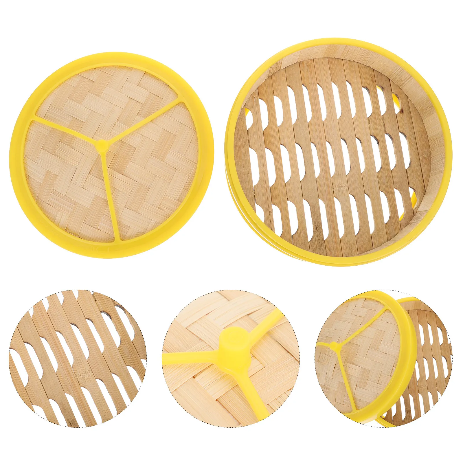 Steamer Bamboo Set - Conjunto de Cestas de Bambu Ecológicas