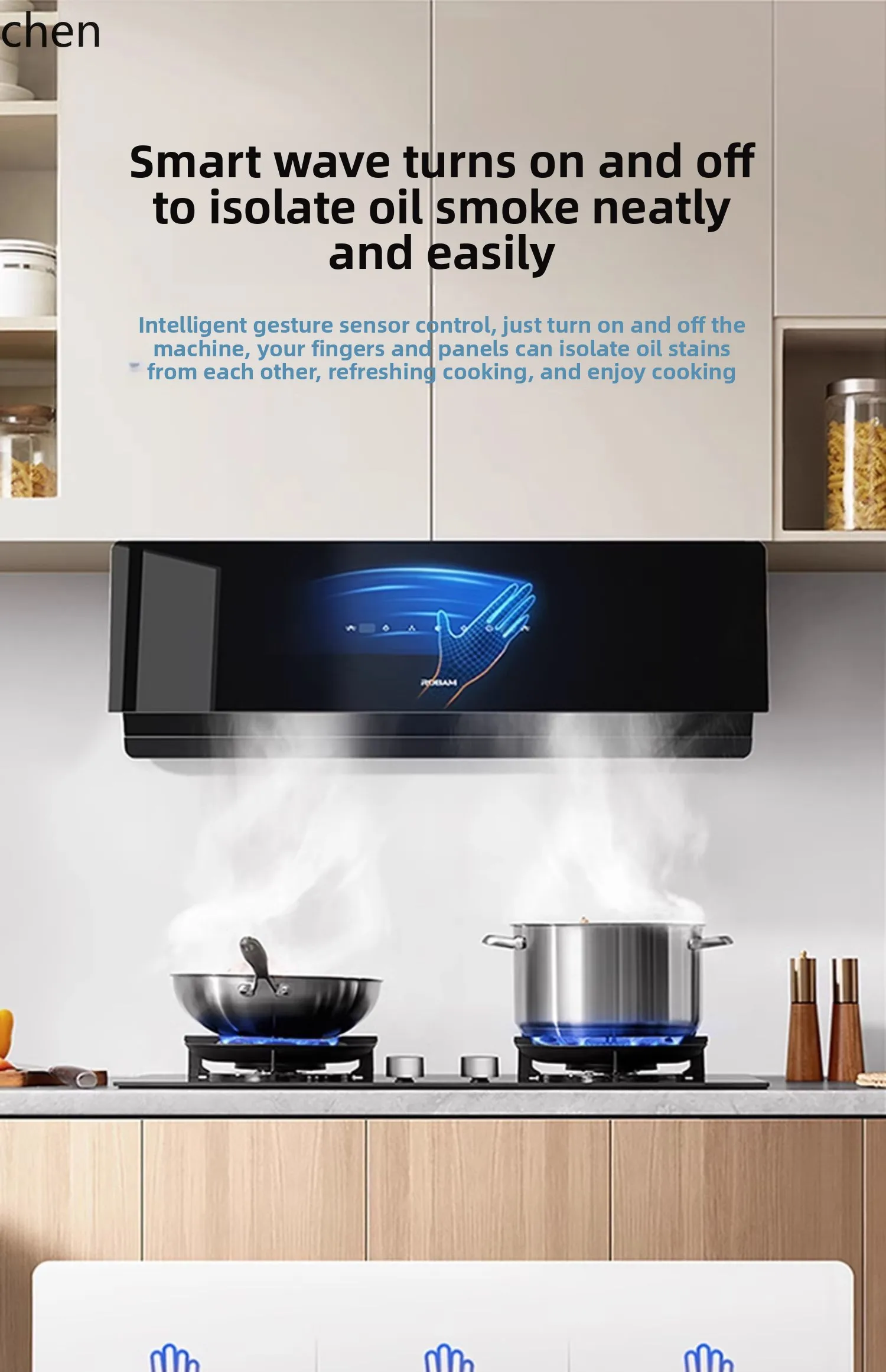 CP frequency conversion side suction 23A3S range hood kitchen household large suction replacement subsidy