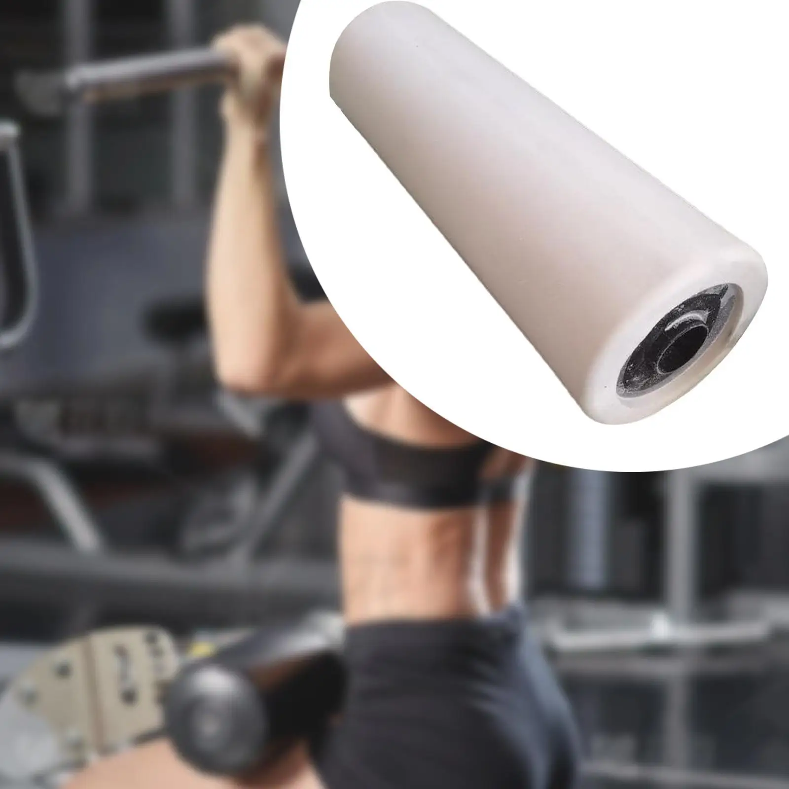 

Foam Foot Pad Roller Practical for Ab Machine Weight Bench Abdominal Train