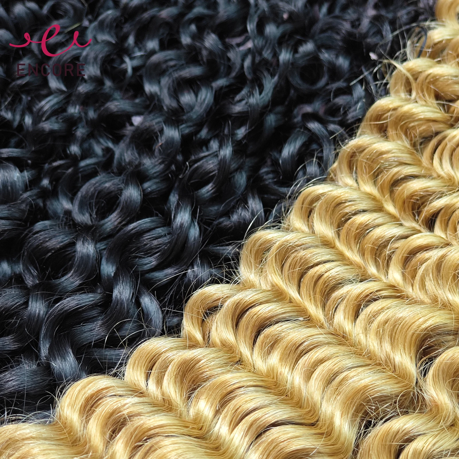 1 4 6 Bundles Deep Wave 100% Brazilian Human Hair Bundle Braiding Colorful 26 28 Inch No Weft Curly Hair Bulk for Boho Braideds