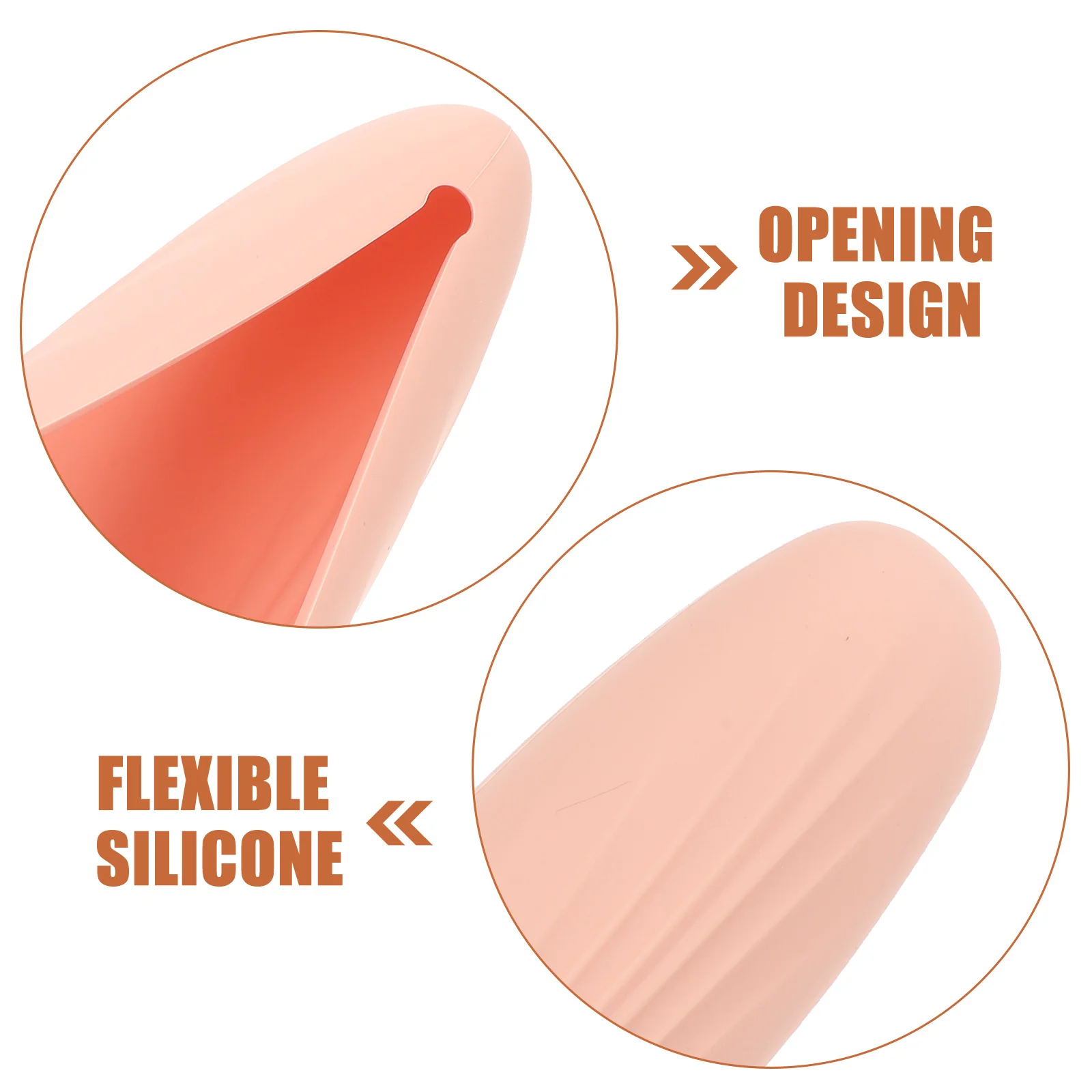 

Makeup Brush Storage Holder Silicone Flexible Travel Organizer Compact Lightweight Portable Brush Case Durable Makeup