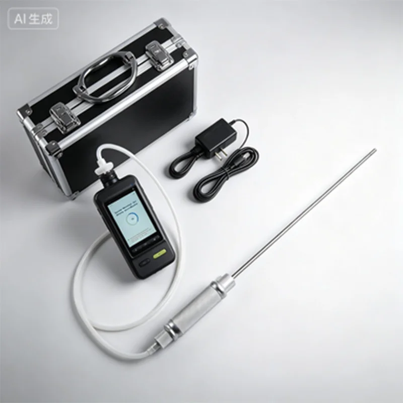 2-in-1 Gas Monitor Detector PID Sensor for O3 C2H4 with 0-100ppm Range - Portable Air Quality Monitoring Device