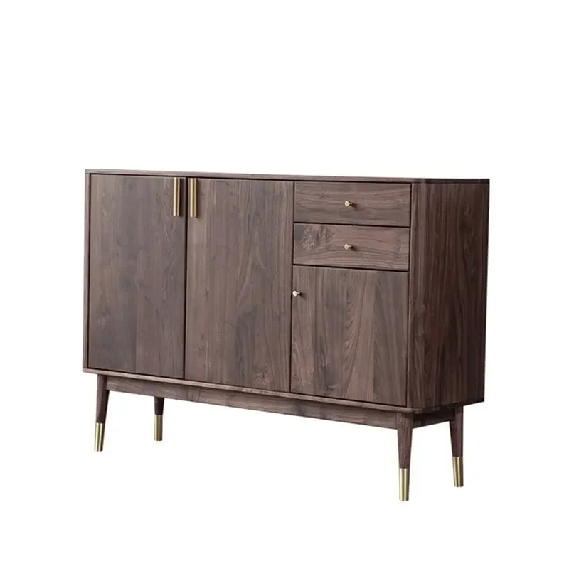 Nordic all-solid wood multi-functional shoe cabinet with storage cabinet