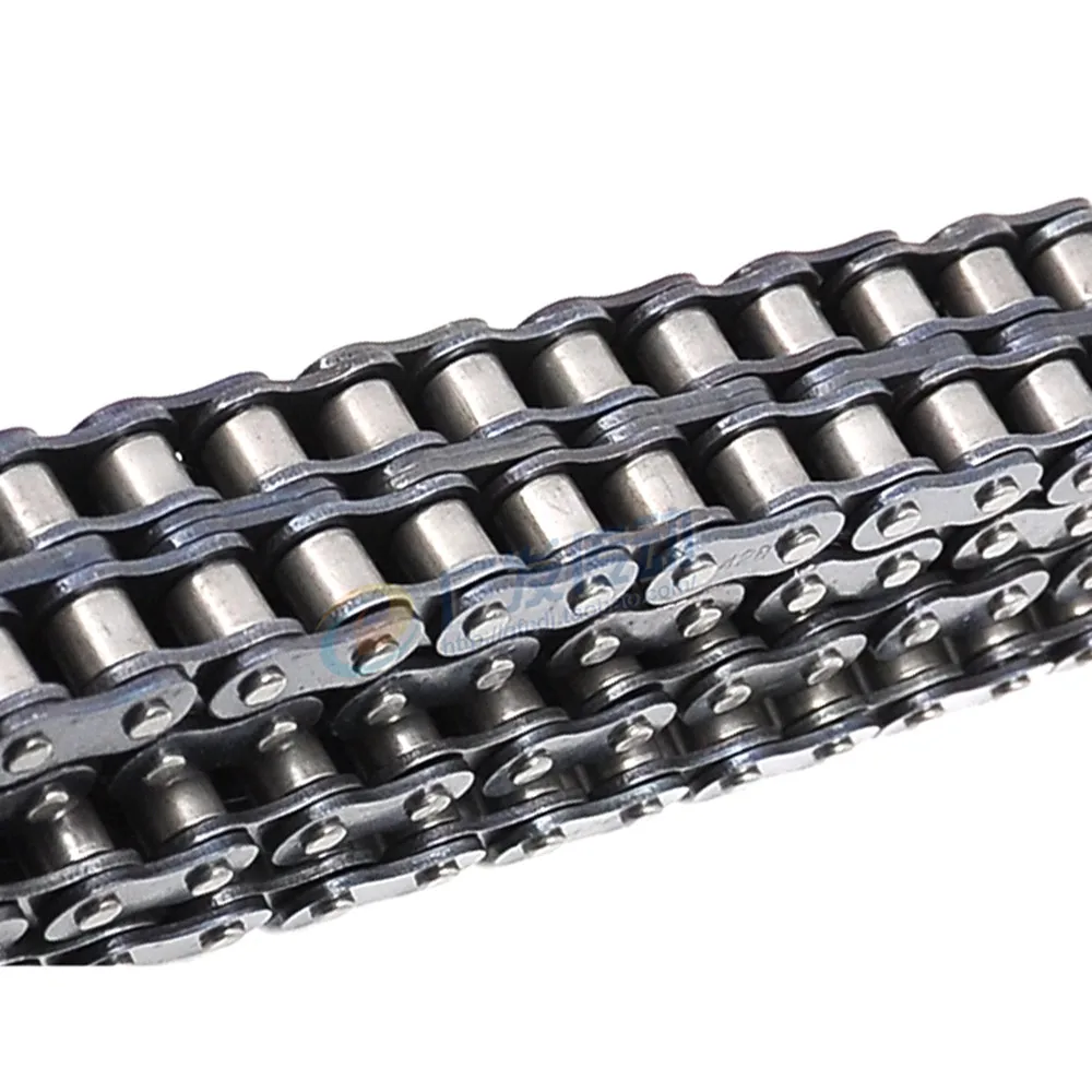 1PCS 1.5 Meter 12A Roller Chain Duplex Roller Industrial Chain Transmission Drive Roller Conveyor Chain Pitch 19.05mm