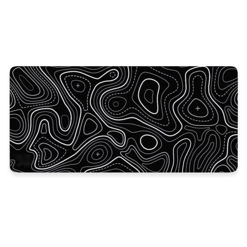 

Black Striped Gaming Mouse Pads, Desk Mat, Suitable for Office, Home, Gaming Accessories, Colorful Desktop Decoration Mouse Pad