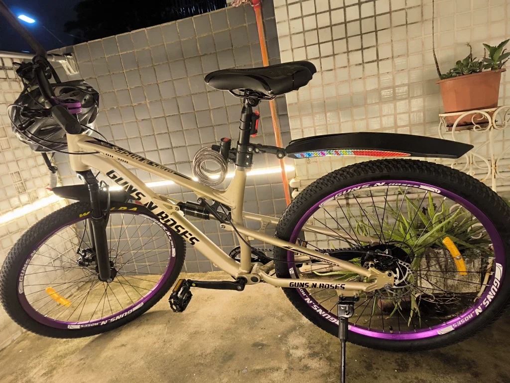 Customized 24/26/27.5 Inch Aluminum Alloy Soft Tail Downhill Mountain Bike, Oil Disc Brake Full Shock Absorbing Bicycle