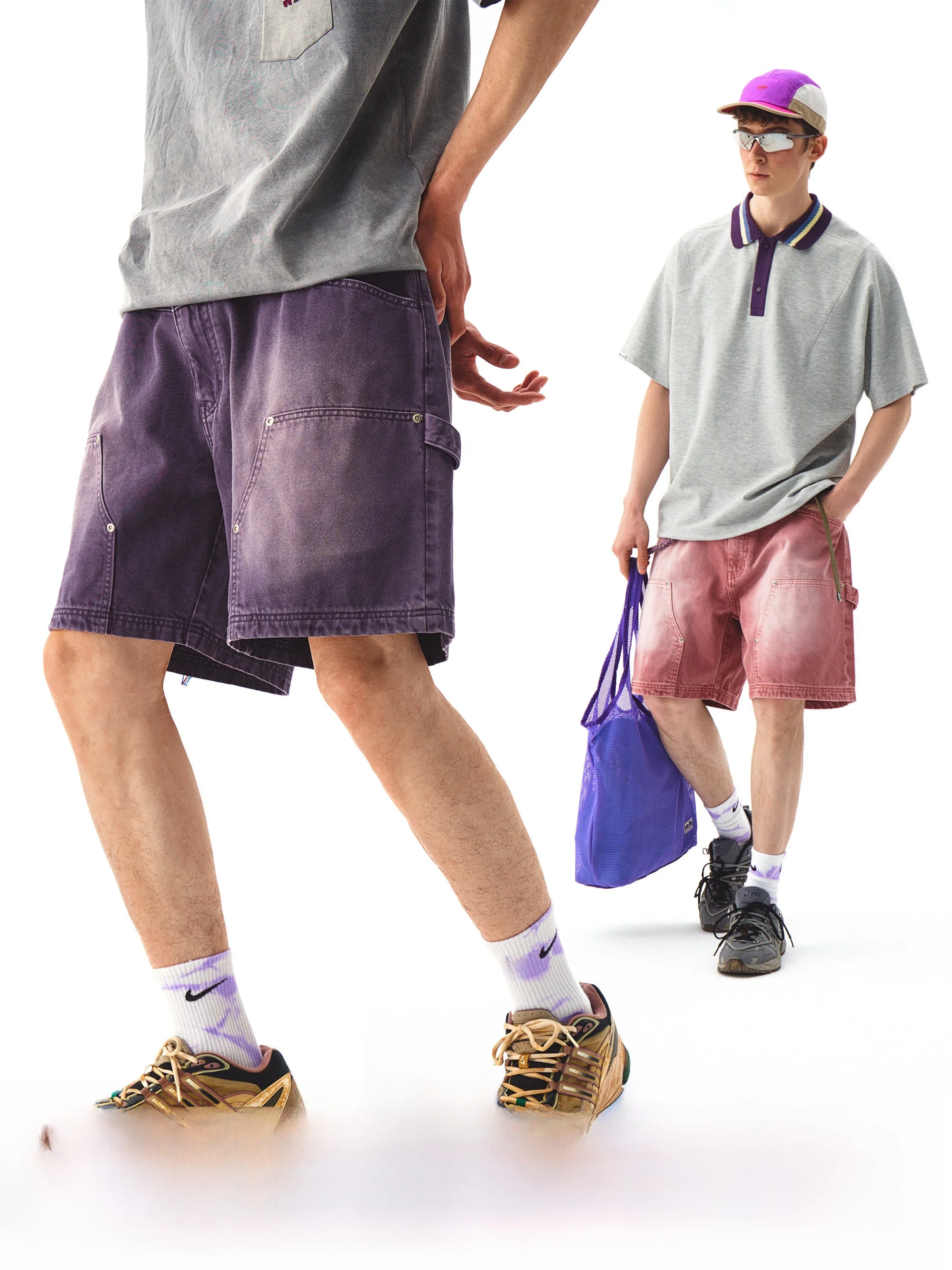 

Мужские винтажные джинсовые шорты R P Blue Washed с низкой посадкой, прямые, из 100% хлопка, для лета, в стиле Youthful Energy