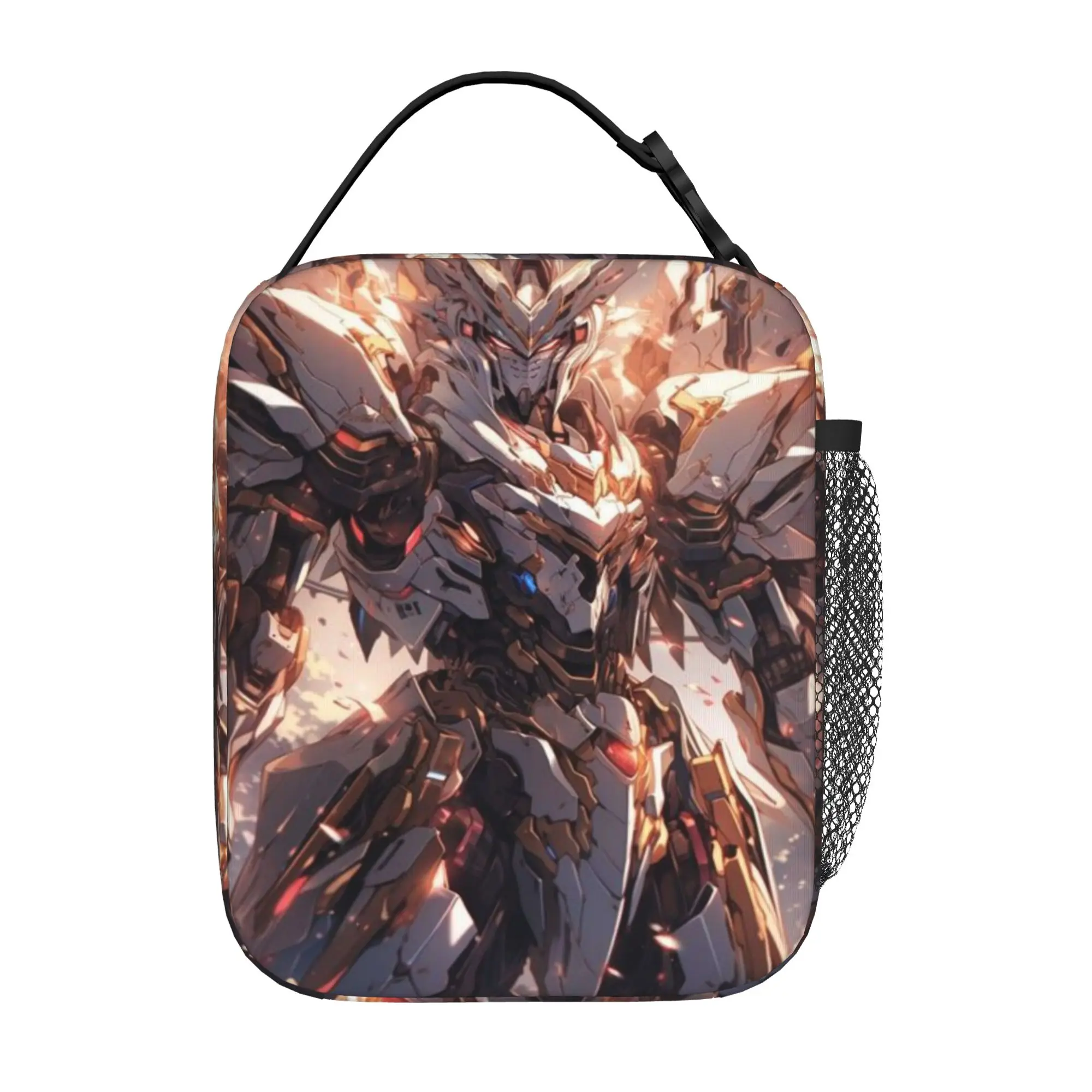 Zurück zur Schulsaison Gundam Handbag Robot Movies (16) Waschbare, hochwertige klassische Lunchtasche zur Aufbewahrung von Lebensmitteln