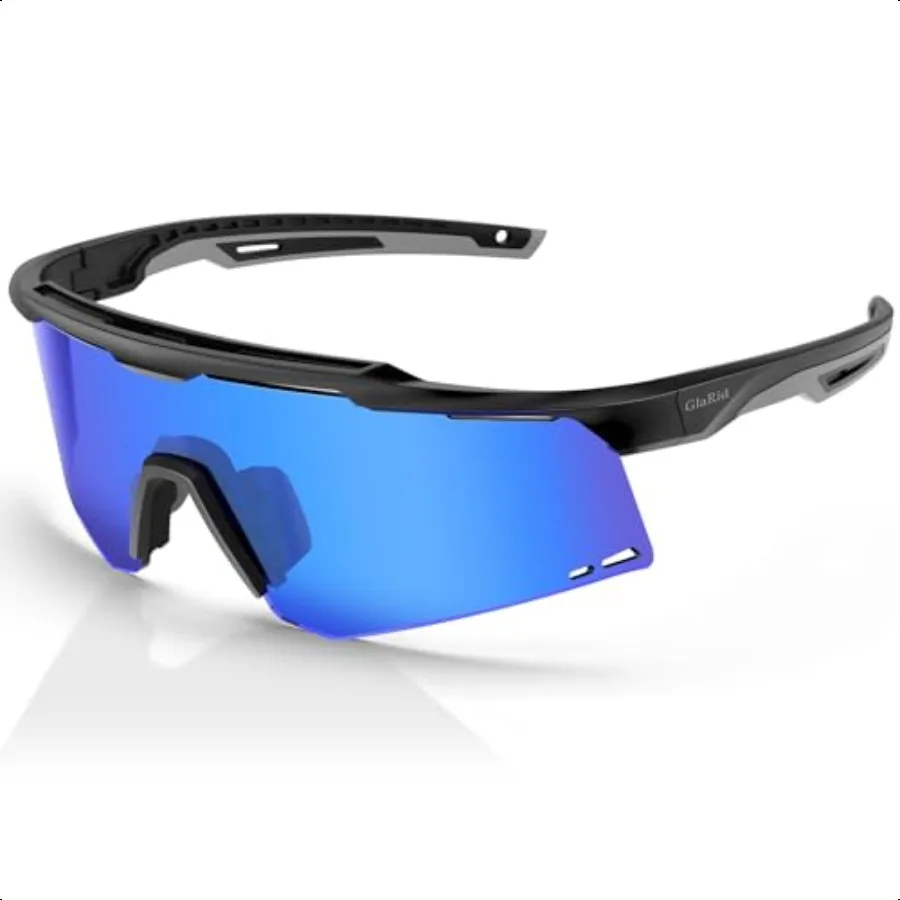 

Profional Cycling Glasses for Men Women TR90 Frame Baseball Sunglasses UV400 Protection Sports Sunglasses for Baseball Cycling