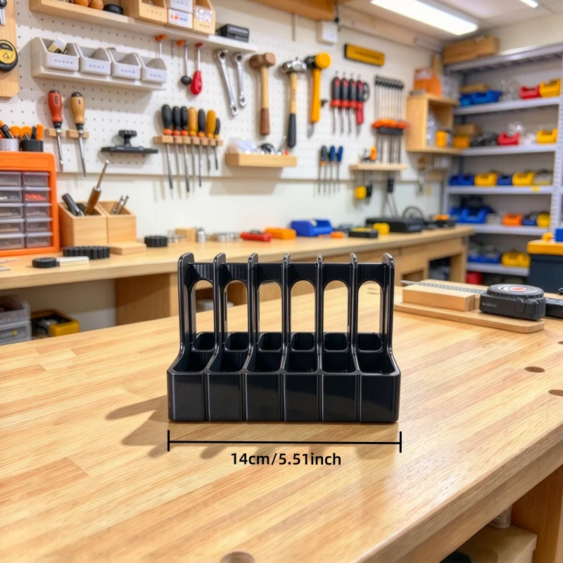 1 Stück – Mehrfach-Zangen-Organizer (6 oder 9 Fächer) – Werkzeug-Aufbewahrungsschale zur Organisation von DIY-Hardware-Werkzeugen – Detail 2