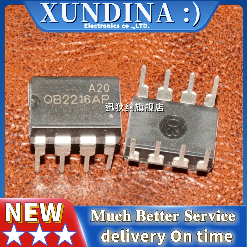 10PCS/LOT OB2216AP DIP-8 new and original IC