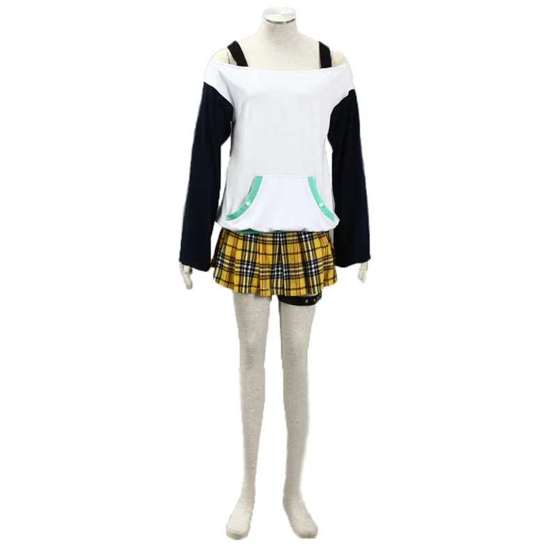 Anime Rosario Vampire Mizore Shirayuki Cosplay Costume School Uniform Rosario and Vampire Cosplay Costume 11 JS1923