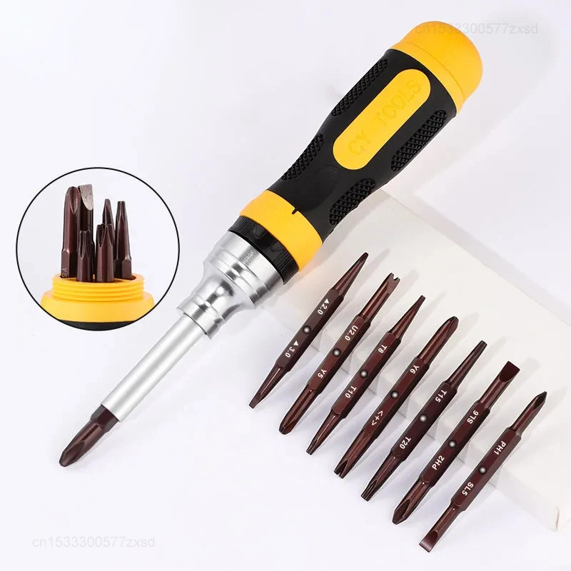 Xiaomi 19 in 1 Screwdriver Set Magnetic Bits Portable Manual Maintenance Tools Multi Functional Phone Laptop Repair Screwdrivers