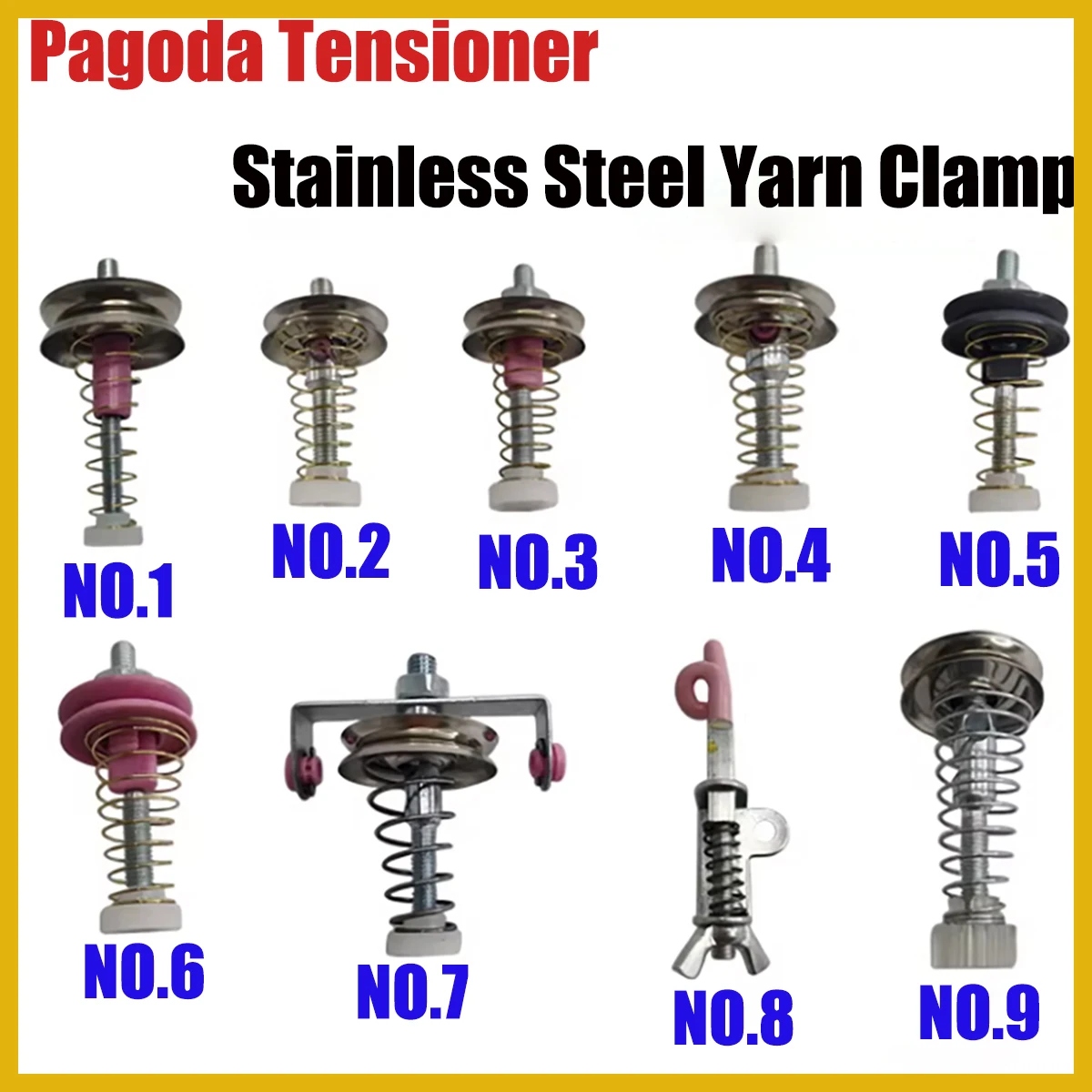 Pagoda Tensioner, Textile Rapier Loom Accessories, Ceramic Guide Wheel
