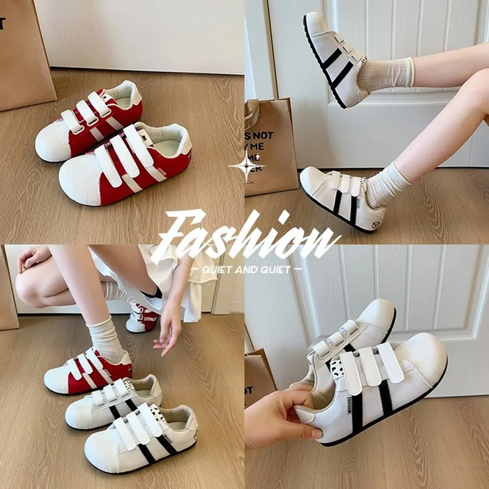 طالب أحذية رياضية نسائية صيف 2025 شريط سحري مرقع اللون قيمة جمالية عالية أحذية شبكية عصرية تناسب الجميع #5