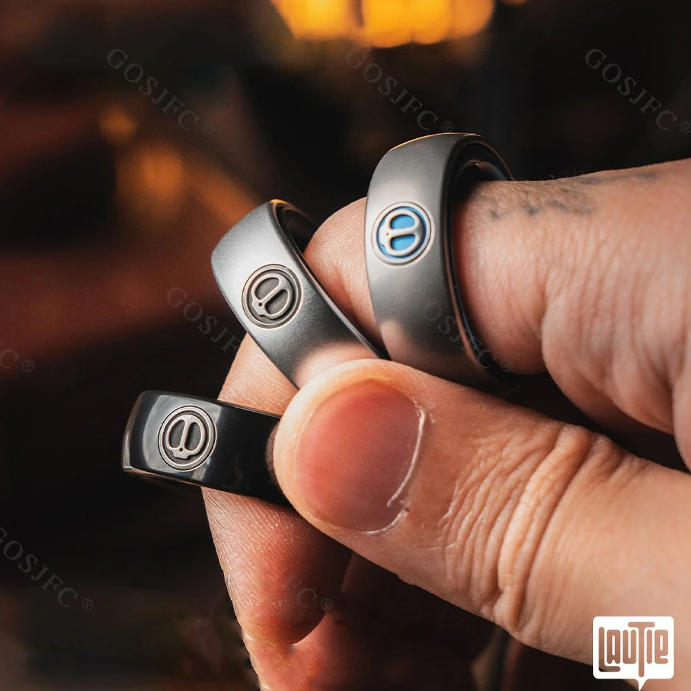 Echt product Monteur I Fidget Spinner Vingertop Gyro Magnetische ratelring Spinner Metaal Fidgeting speelgoed
