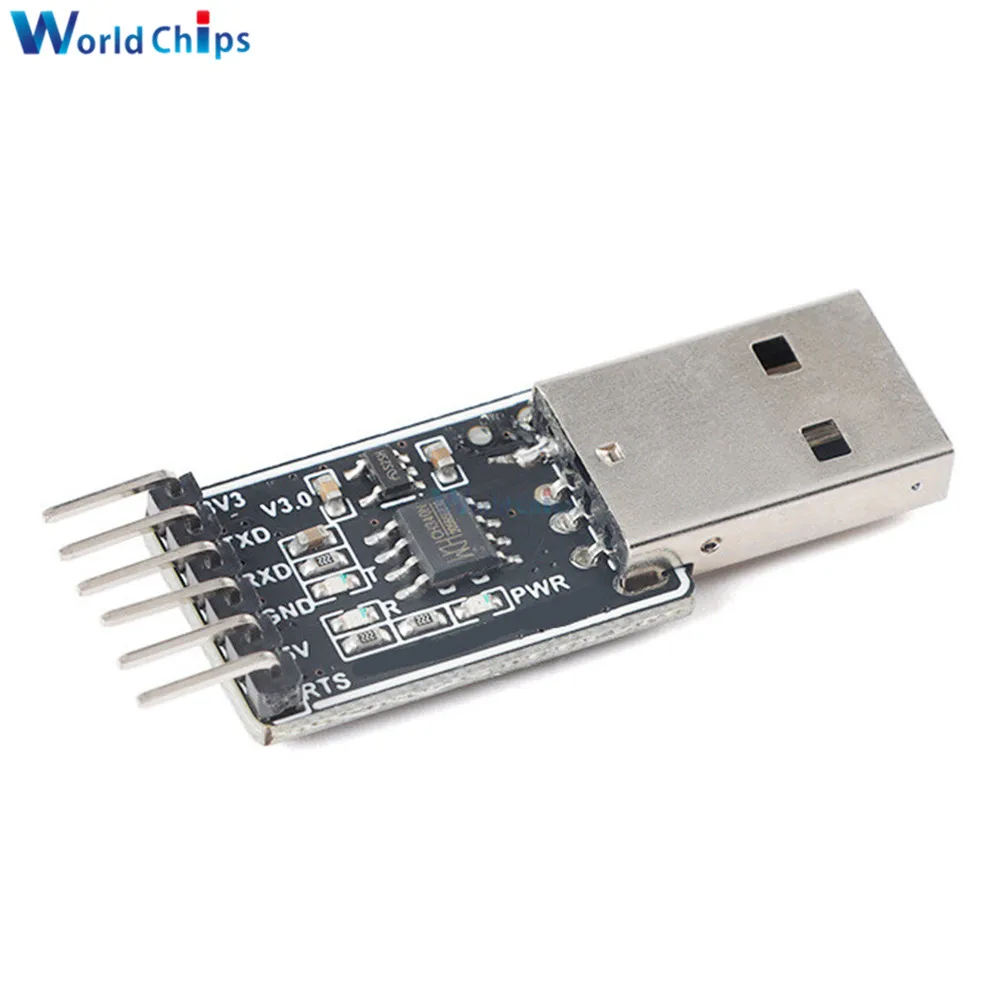 CH340 Geïntegreerde Module CH340N Usb Naar Ttl Seriële Poort Module 5V Naar 3.3V Converter Adapter Debuggen Downloaden Voor microcontroller