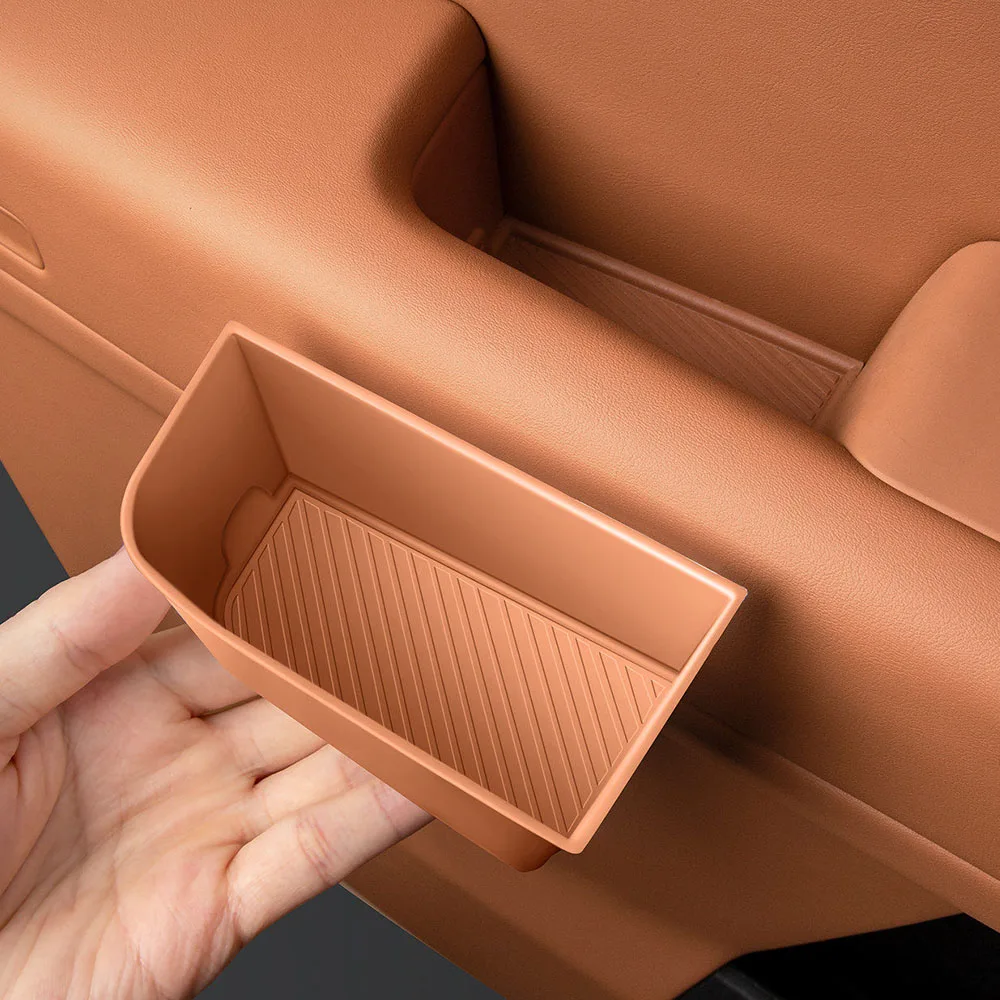 

4 Pcs Door Handle Storage Box Automotive Modification Parts For Chery iCAR V27 Original Car Color Silicone Pad