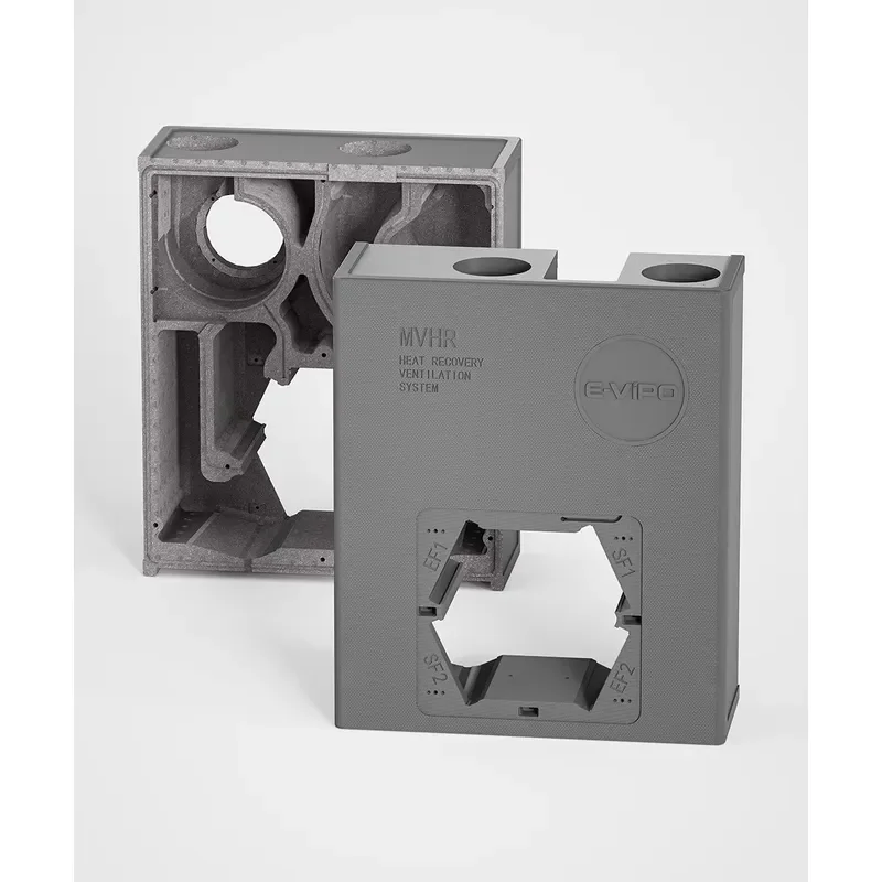 E-VIPO Wall Mounted ERV System Full EPP Recuperator HVAC for Hotels Fresh for Air Ventilation and Heat Recovery Ventilation
