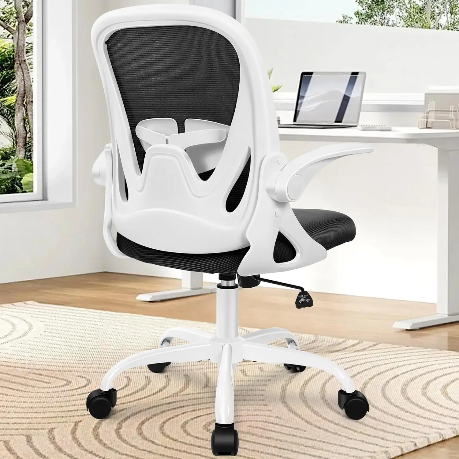

Office Chair Ergonomic Desk Chair with Adjustable Lumbar Support and Height, Swivel Breathable Desk Mesh Computer Chair