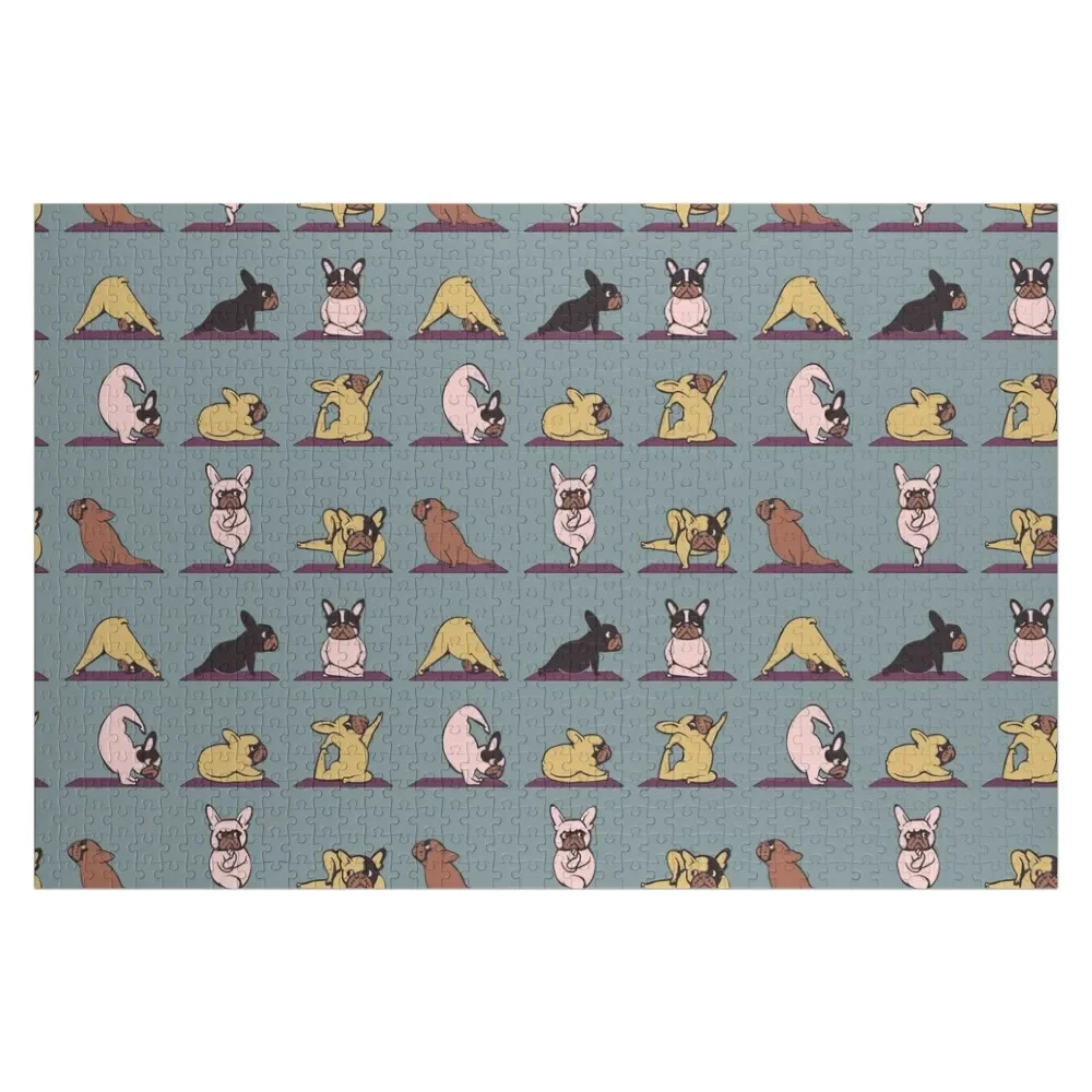 

Frenchie Yoga Jigsaw Puzzle Wooden Compositions For Children Personalized Name Game Children Photo Personalized Gifts Puzzle