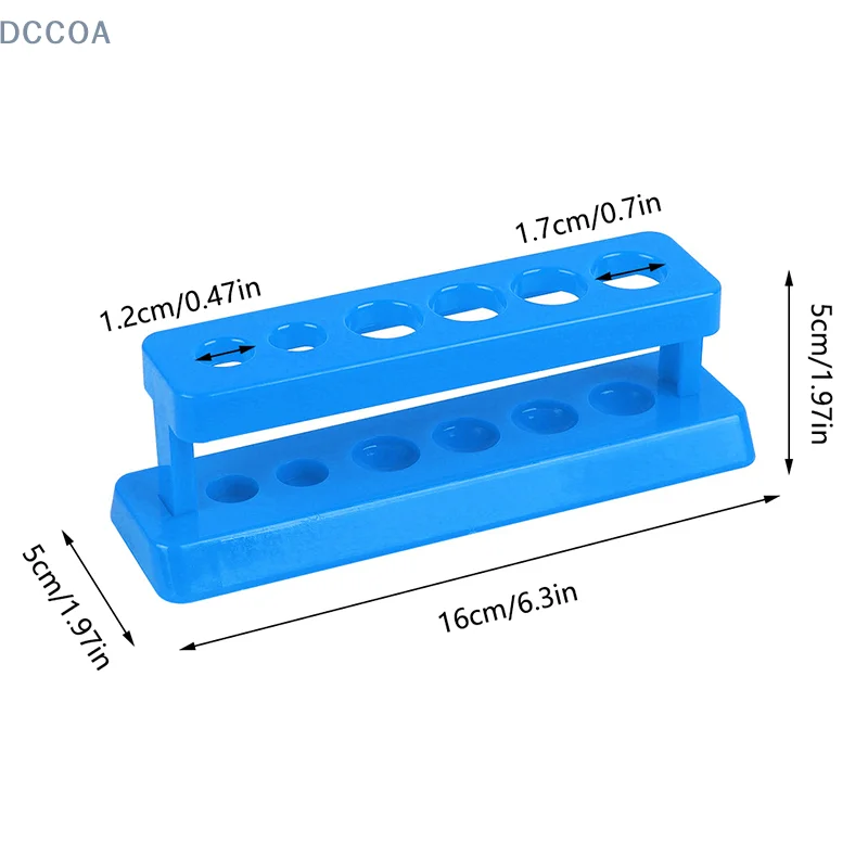 Laboratório Plastic Test Tube Stand, Bureta Holder, Prateleira Rack, Suprimentos escolares, Suporte