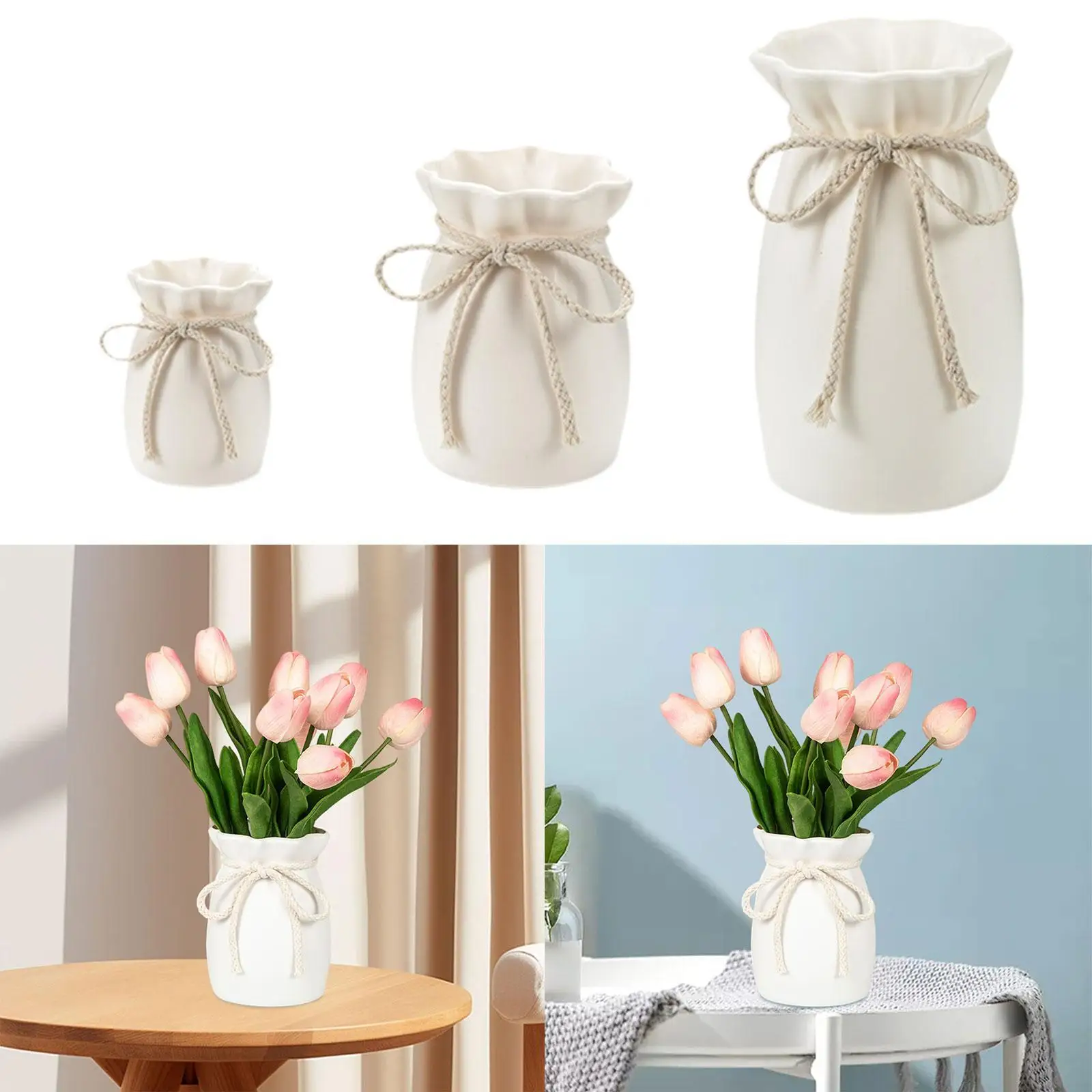 Elegante Vase, dekorative Vase im europäischen Stil, moderne Blumenvase, minimalistische Blume