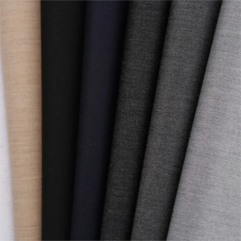 Twill yarn-dyed four-sided elastic suit fabric fabric for men's and women's trousers