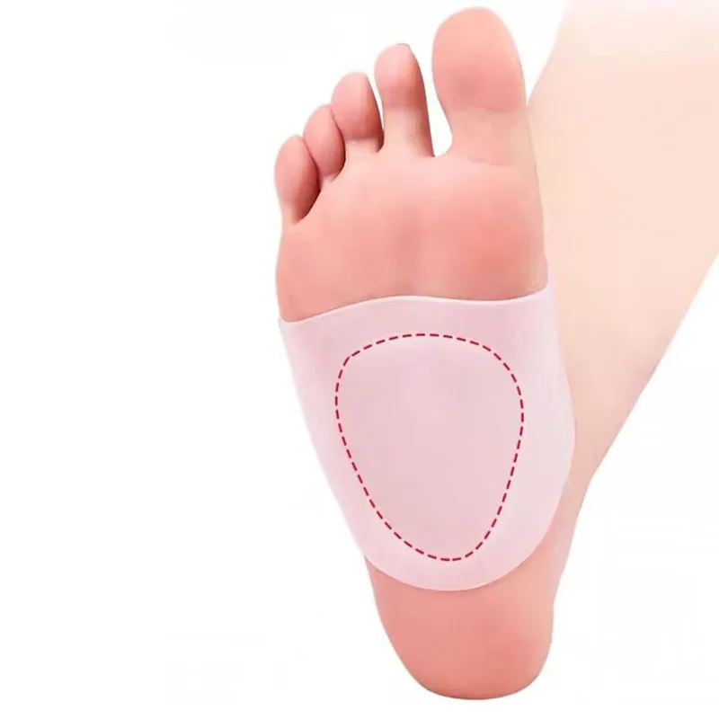 Silicone Flat Foot Insole Arch Support Plantar Fasciitis Support Flat Foot Corrector Insoles For Flatfoot Pad  Feet Care Insoles