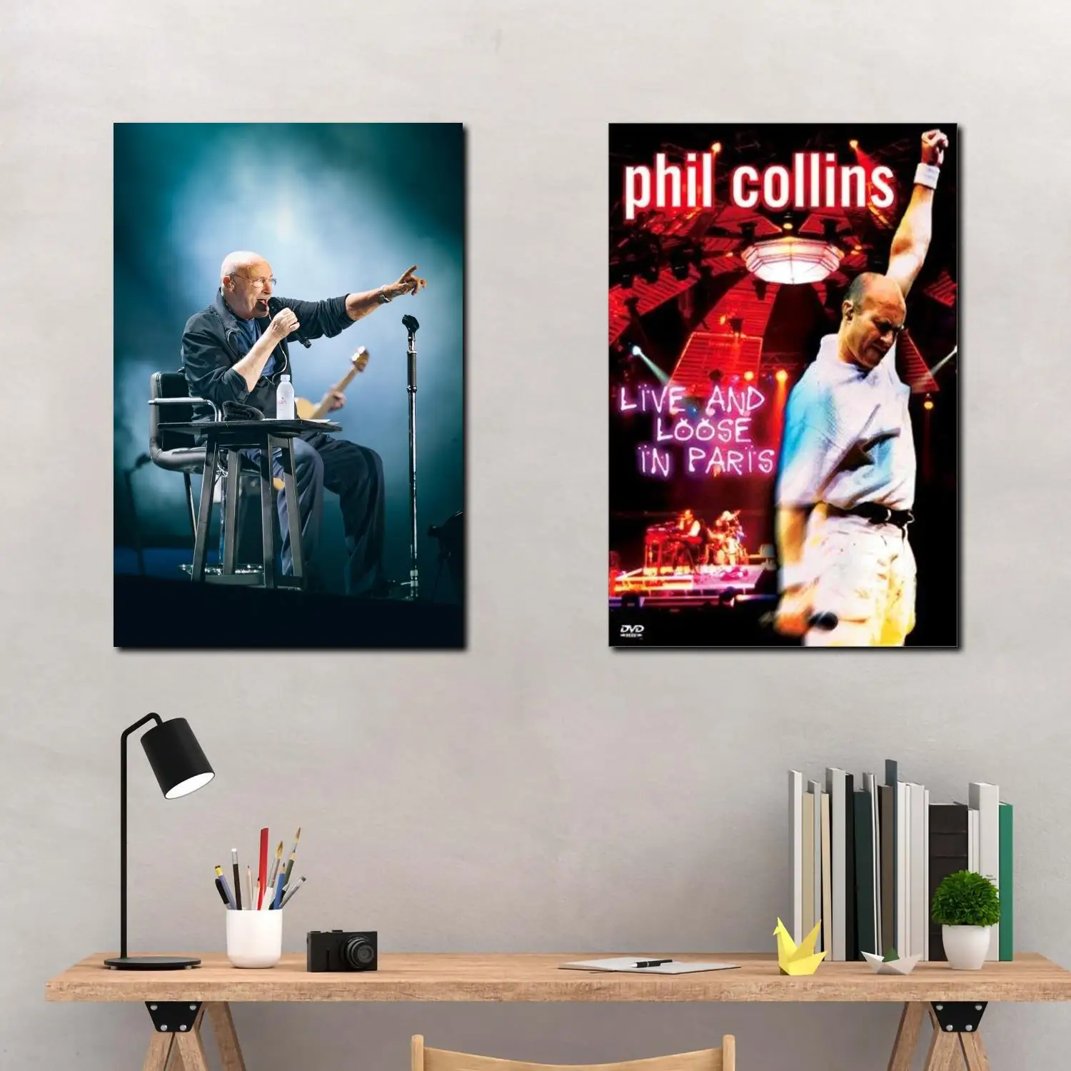Phil Collins Canvas Art Poster and Wall Art Picture Print Modern Family bedroom Decor Posters