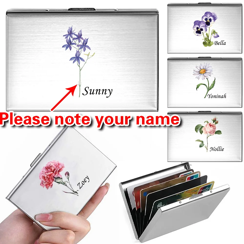 

Ultra-thin Aluminum Wallet ID Credit Card Holder Mini RFID Wallet Card Box Men's Wallet