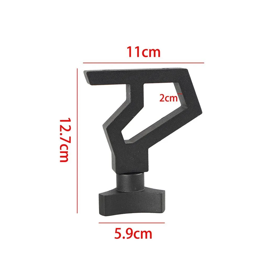 11586.04 Jack Mounting Bracket Fits 2007-2018 Jeep Wrangler JK Adjustable Car Jack Tube Mount Bracket Black