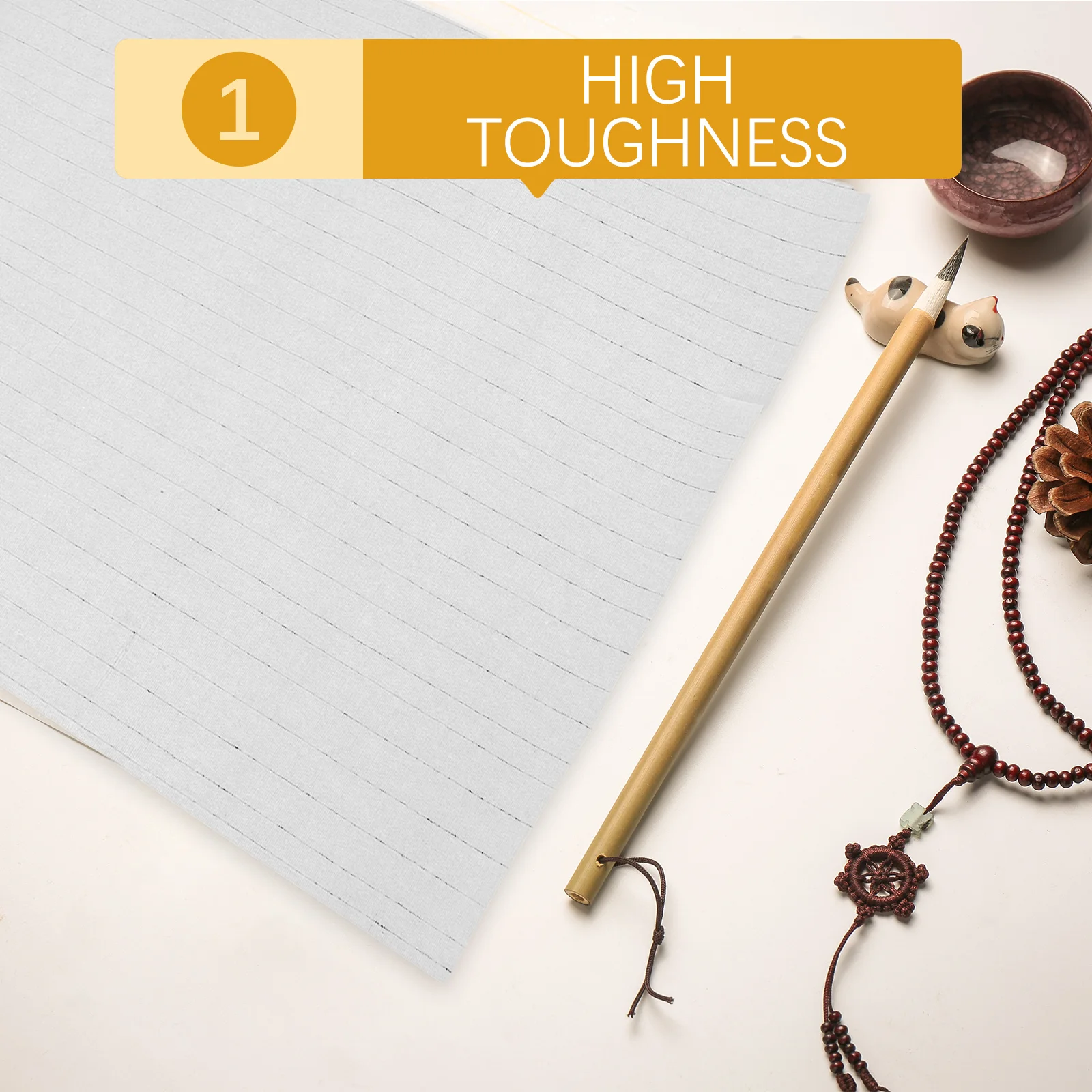 

1 Roll Professional Pearlized Xuan Rice Paper For Chinese Calligraphy Painting Portable Art Practice Sheet Durable Writing