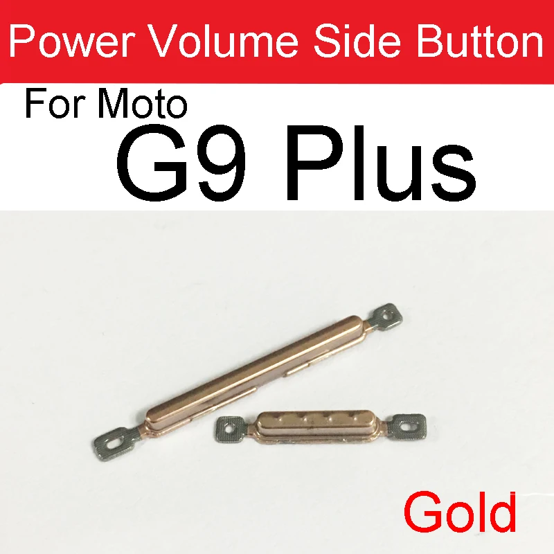 ON OFF Power Button + Volume Side Key For Motorola Moto G8 Play G8 Plus G8 Power Lite G9 Plus G9 Power Volume Power Side Button