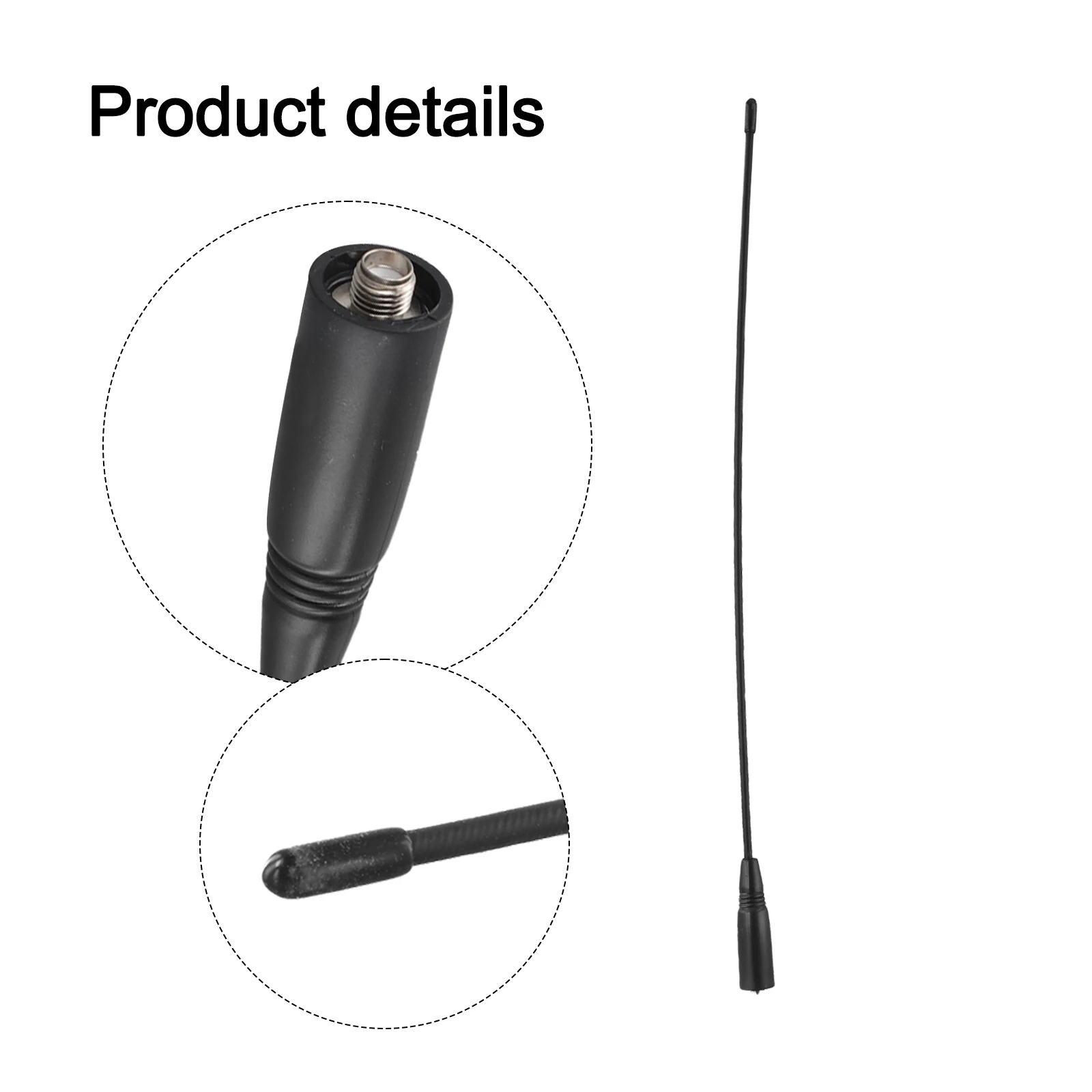 Jangkauan Diperpanjang untuk Antena NA771 untuk Walkie Talkie 40Cm Panjang 2 15 DB Gain Kompatibel dengan Model Wanita BF888S dan UV82