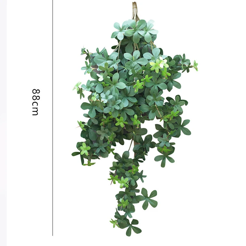 Artificial Plant Rattan Wall Hanging High Quality Soft Decoration Engineering Landscape Leaf Vine Wedding Party Decoration