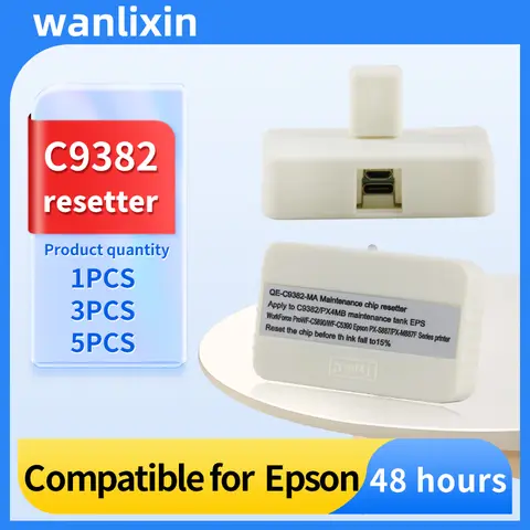 1-5PCS C9382 Maintenance Box chip resetter Compatible For Epson WF-C5310 WF-C5810 WF-C5390 WF-C5890 WF-C5390a WF-C5890a resetter