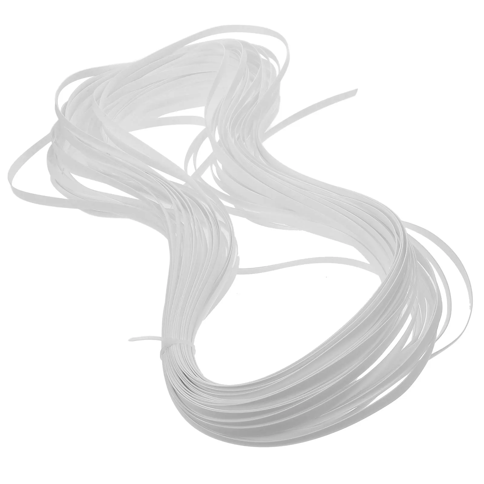 White PE Plastic Rattan Weaving Repair Material Chair Balcony Furniture Fixing Kit Wicker Strips For Basket