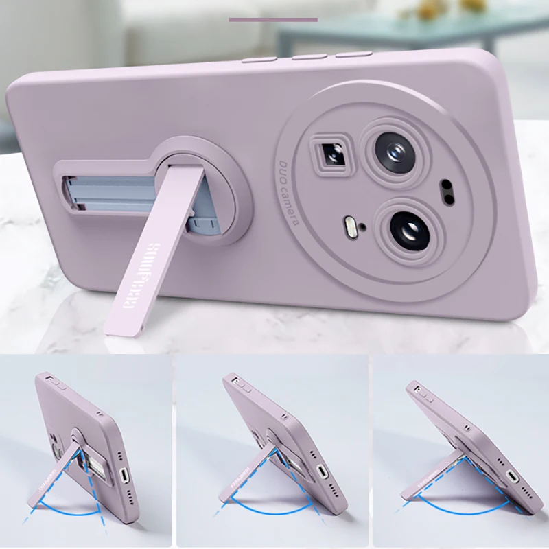 حالات الهاتف ل ممن لهم البحث oppofind X5 X6 X7 X3 5G برو رينو 9 8 7 6 5 4 غطاء سيليكون مقاوم للصدمات مع حامل كوكه فوندا