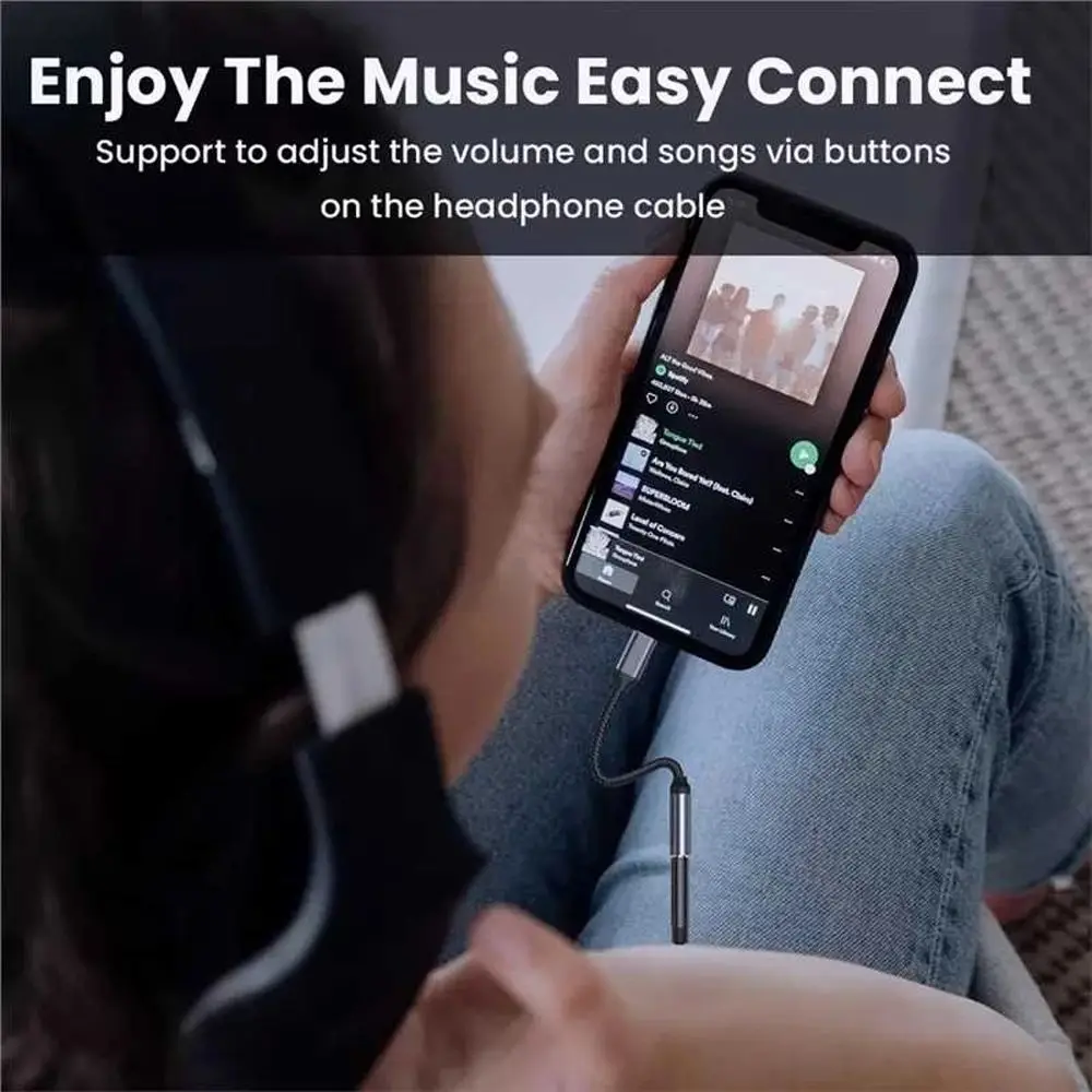 

Cables Type C Adapter Audio Cable Earphone Adapter Usb-C Audio Adapter Type C Audio Splitter Type C To 3.5mm Jack Aux Cable