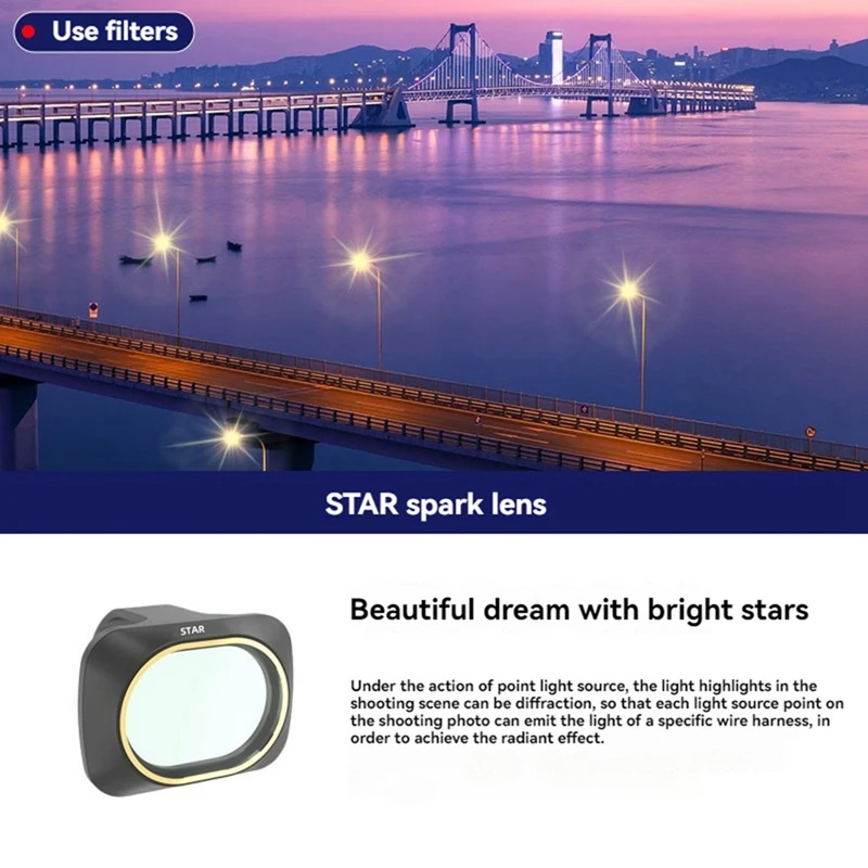 Drone Filter For DJI Mavic Mini 1/2/SE/2 SE/4K Drone ND UV CPL STAR NIGHT Filters Set For DJI Mini Series Accessories