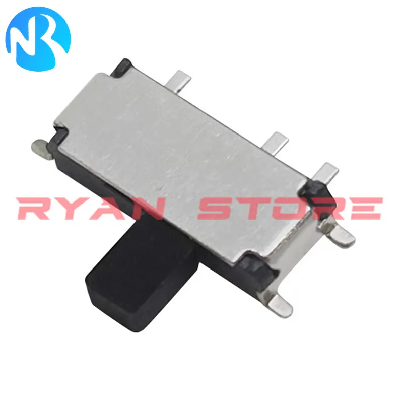200PCS Toggle Slide Switch MSK12C01 1.5H 2.5H 2.0H Mini 7Pin On/Off 1P2T SPDT MSK 12C02 For MP3 MP4 SMD Black and White