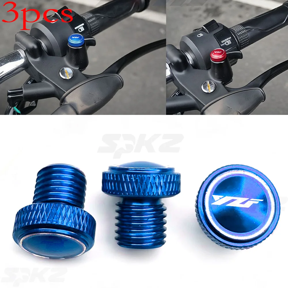 For YAMAHA YZF R1 R3 R6 R25 R125 R1M YZFR1 YZFR6 YZFR3 Accessories Motorcycle Mirrors Hole Plug Screws Caps Mirror Hole Cover