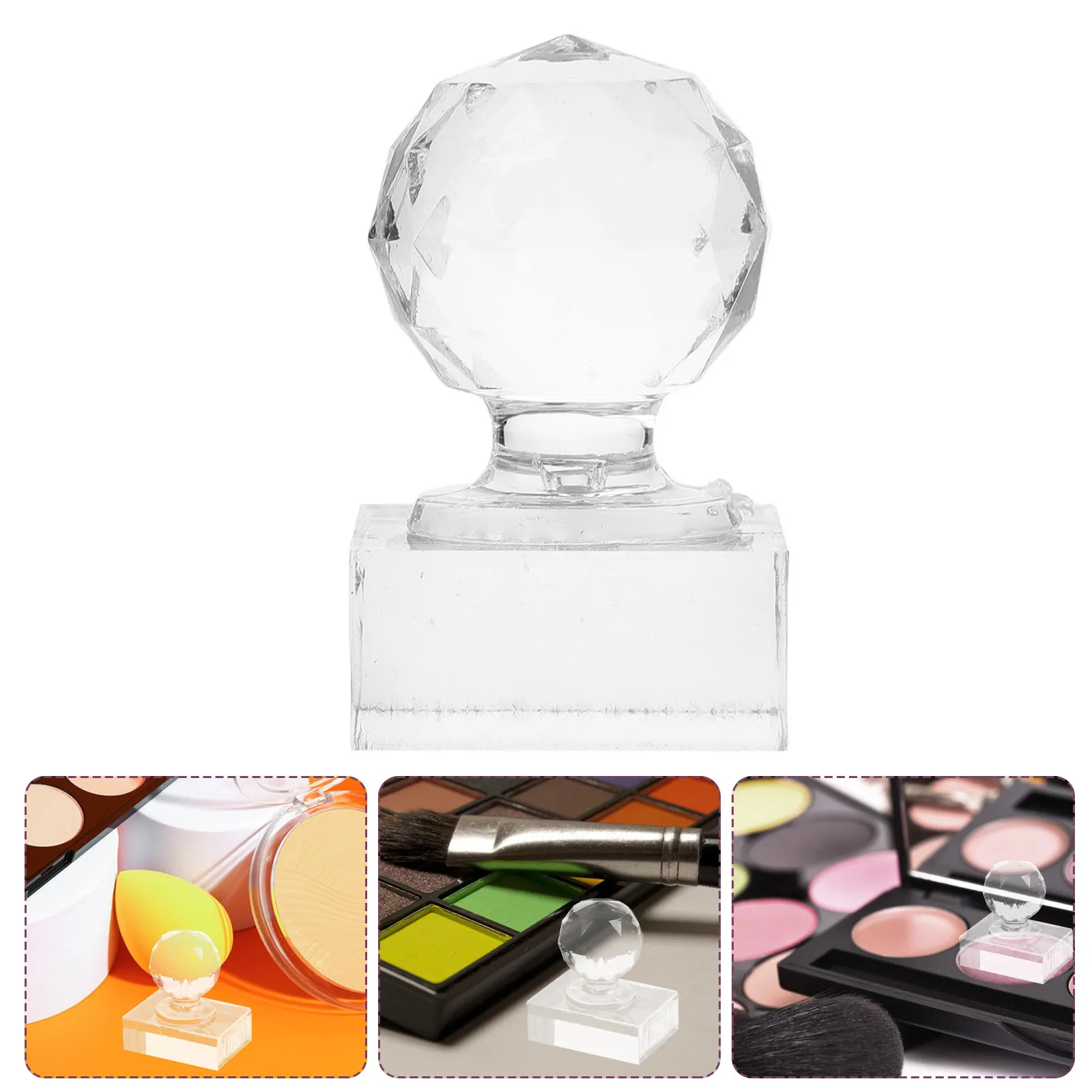 

Eyeshadow Pressing Stamper Tool for DIY Use Smooth Press Stamp for Eyeshadow Blusher Highlighter Repair Compact Powder