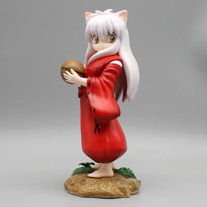 

16cm Inuyasha Cute Edition Childhood Japanese Cartoon Action Figure Model Statue Collection Desktop Decoration Ornament Toy Gift